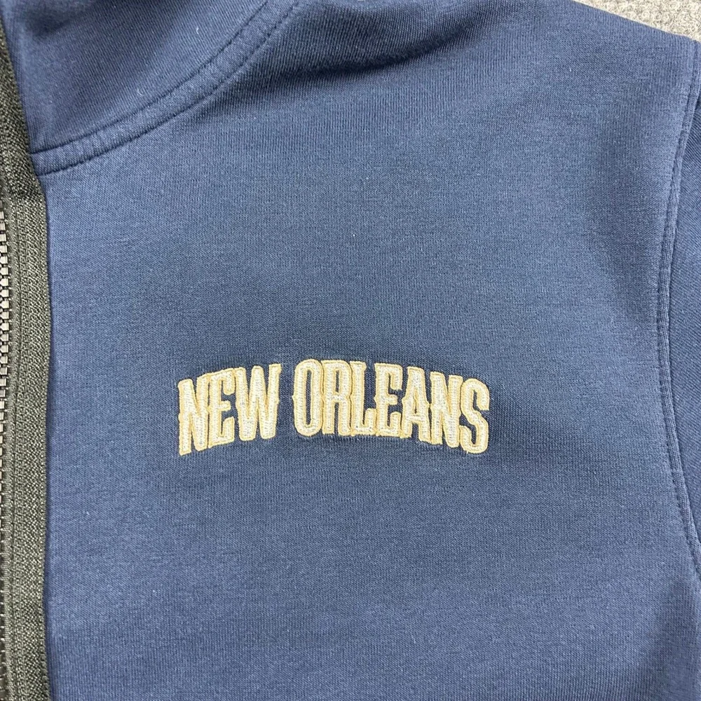 Nike Hoodie Boys L 14/16 Navy New Orleans Pelicans NBA Dri-FIT‎ Full Zip Jacket